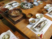 乗松さん手作りの昼食